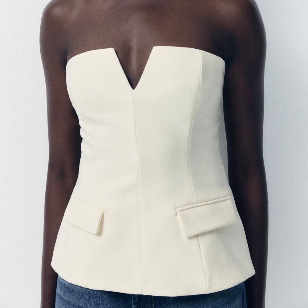Zara Strapless Top